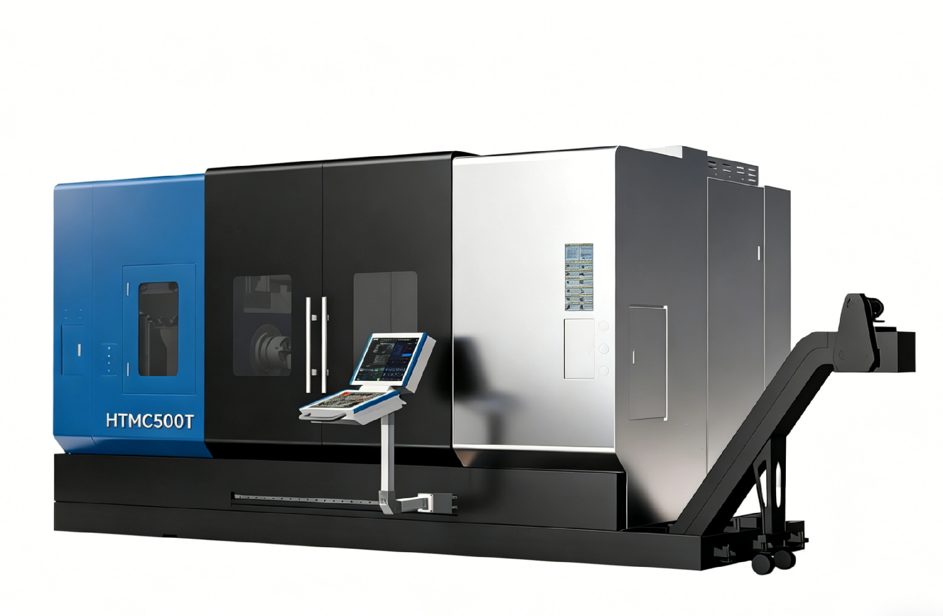 Máquina CNC de torneamento e fresamento HTMC500T