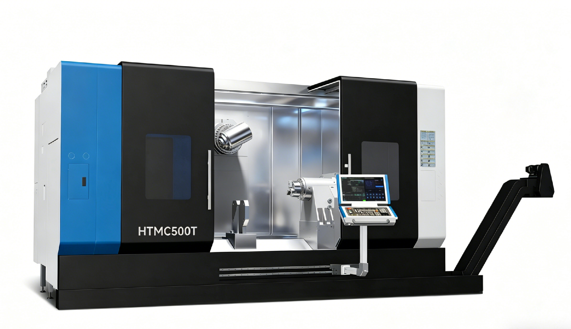 Máquina CNC de torneamento e fresamento HTMC500T