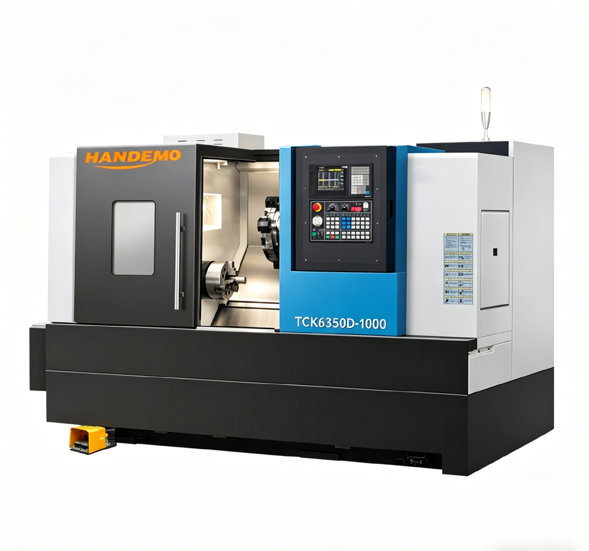 Torno CNC de leito inclinado TCK6350D