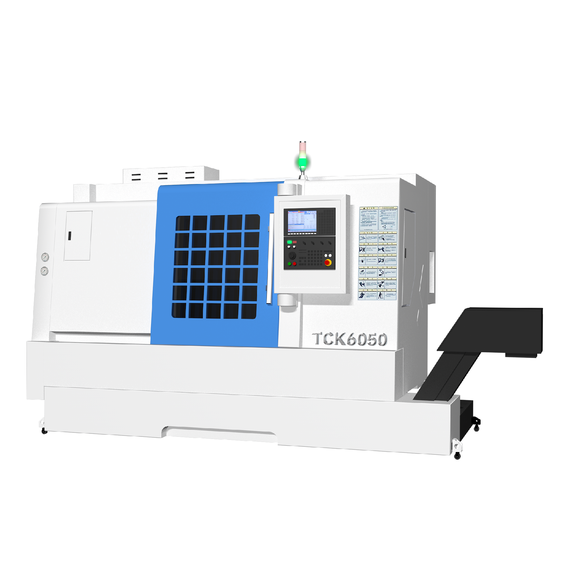 Torno CNC de leito inclinado TCK6050