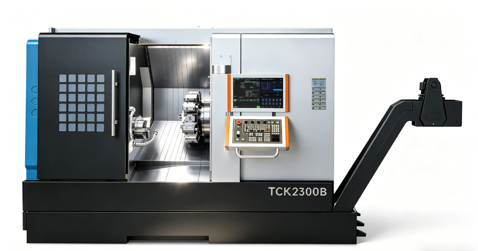Máquina CNC de torneamento e fresamento TCK2300B