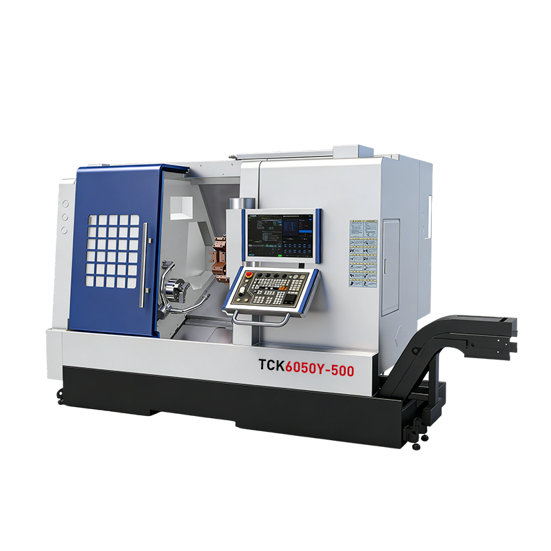 Máquina CNC de torneamento e fresamento TCK6050Y