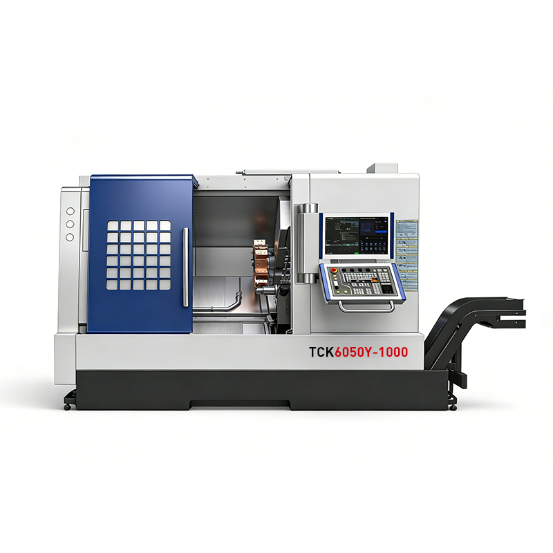 Máquina CNC de torneamento e fresamento TCK6050Y