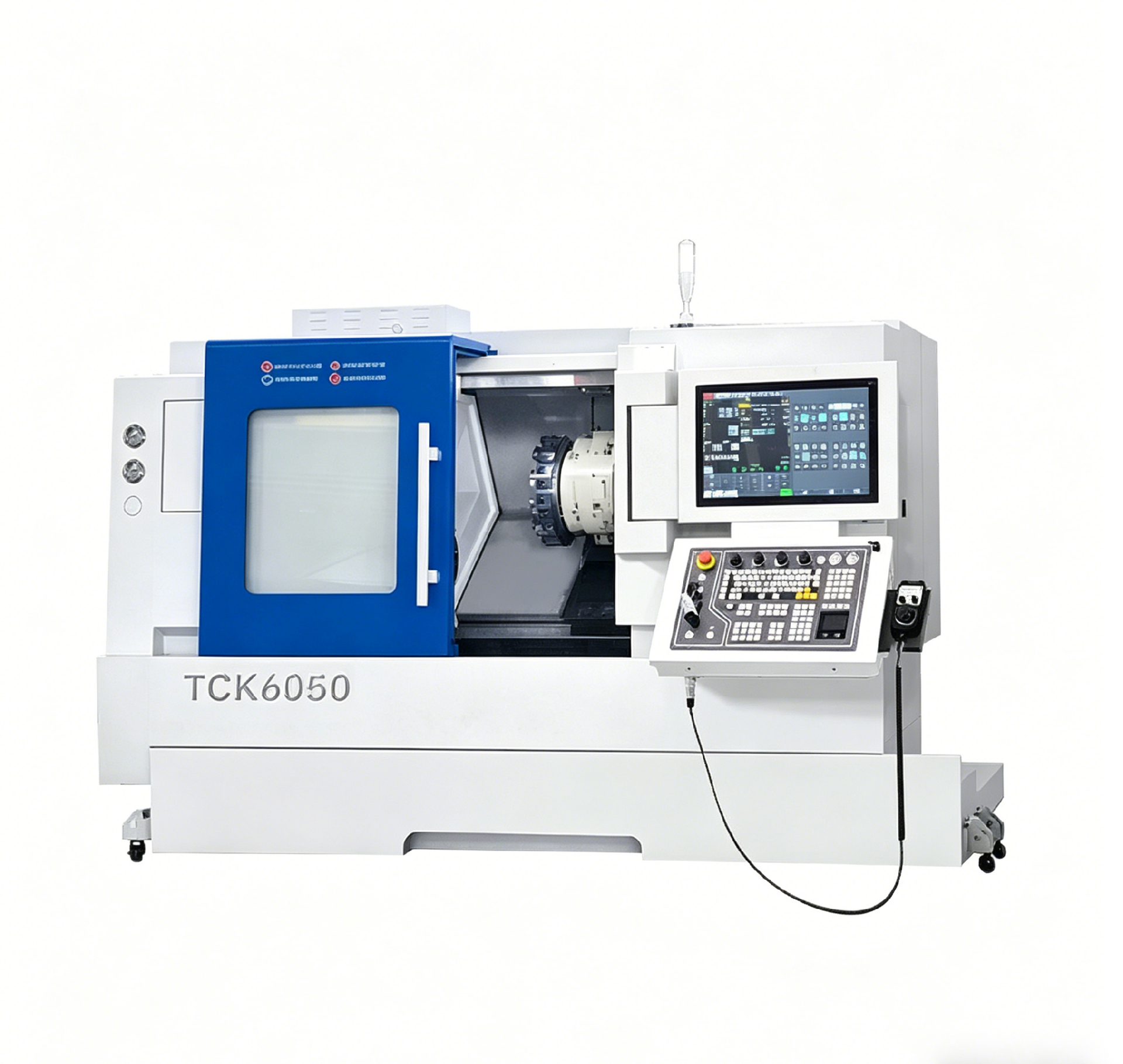 Torno CNC de leito inclinado TCK6050