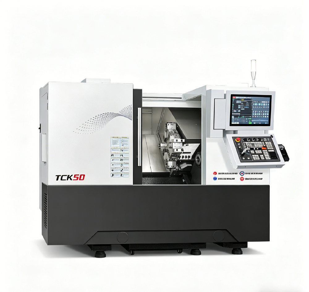 Torno CNC de leito inclinado TCK50