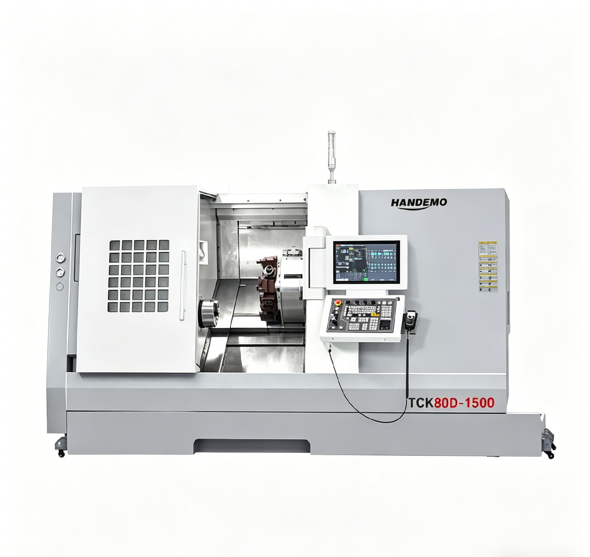 Torno CNC de leito inclinado TCK80D-1500