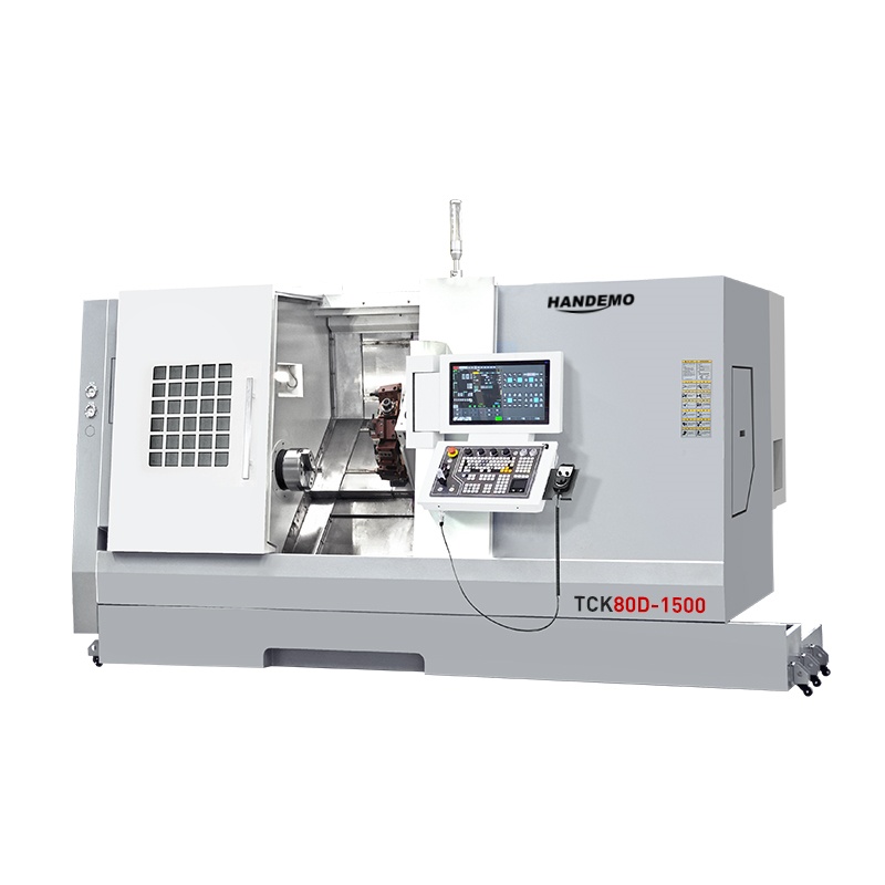 Torno CNC de leito inclinado TCK80D-1500