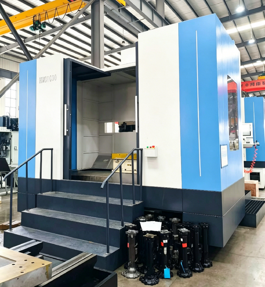 HMC com spindle telescópico