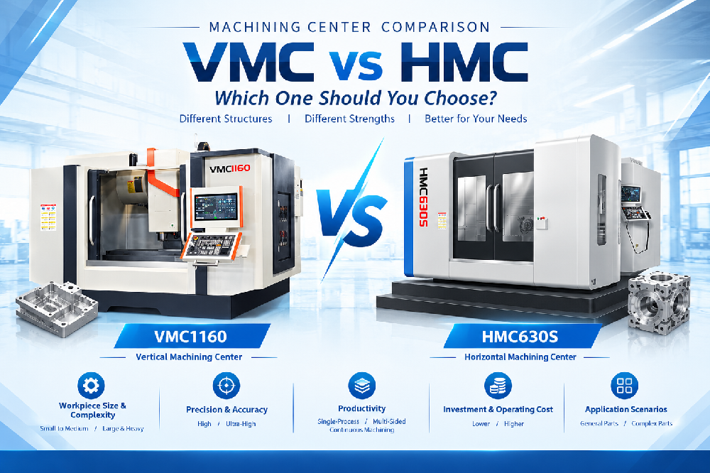 VMC866 vs VMC1160: como escolher um centro de usinagem